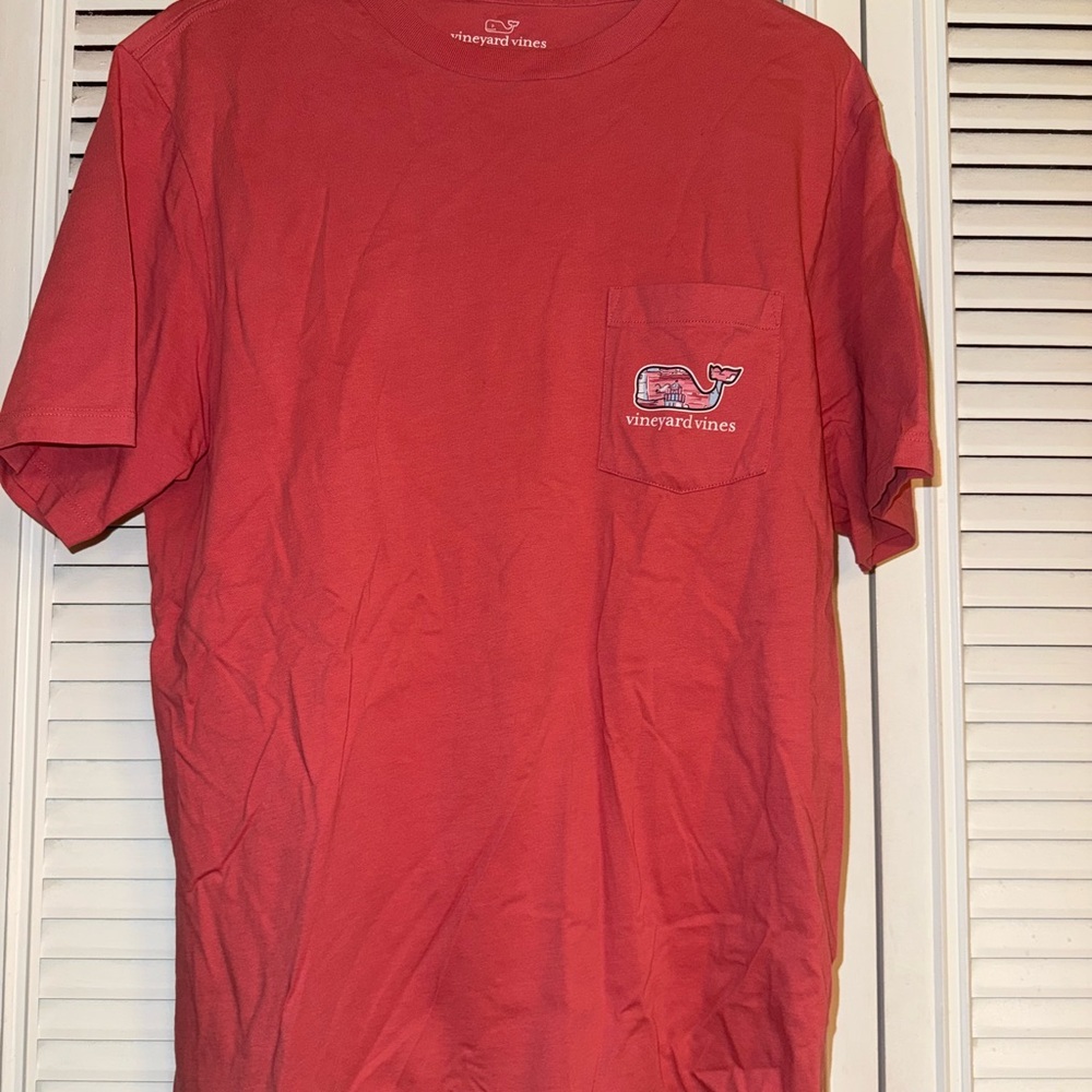 Vineyard Vines Men's Coral Short Sleeve Tee